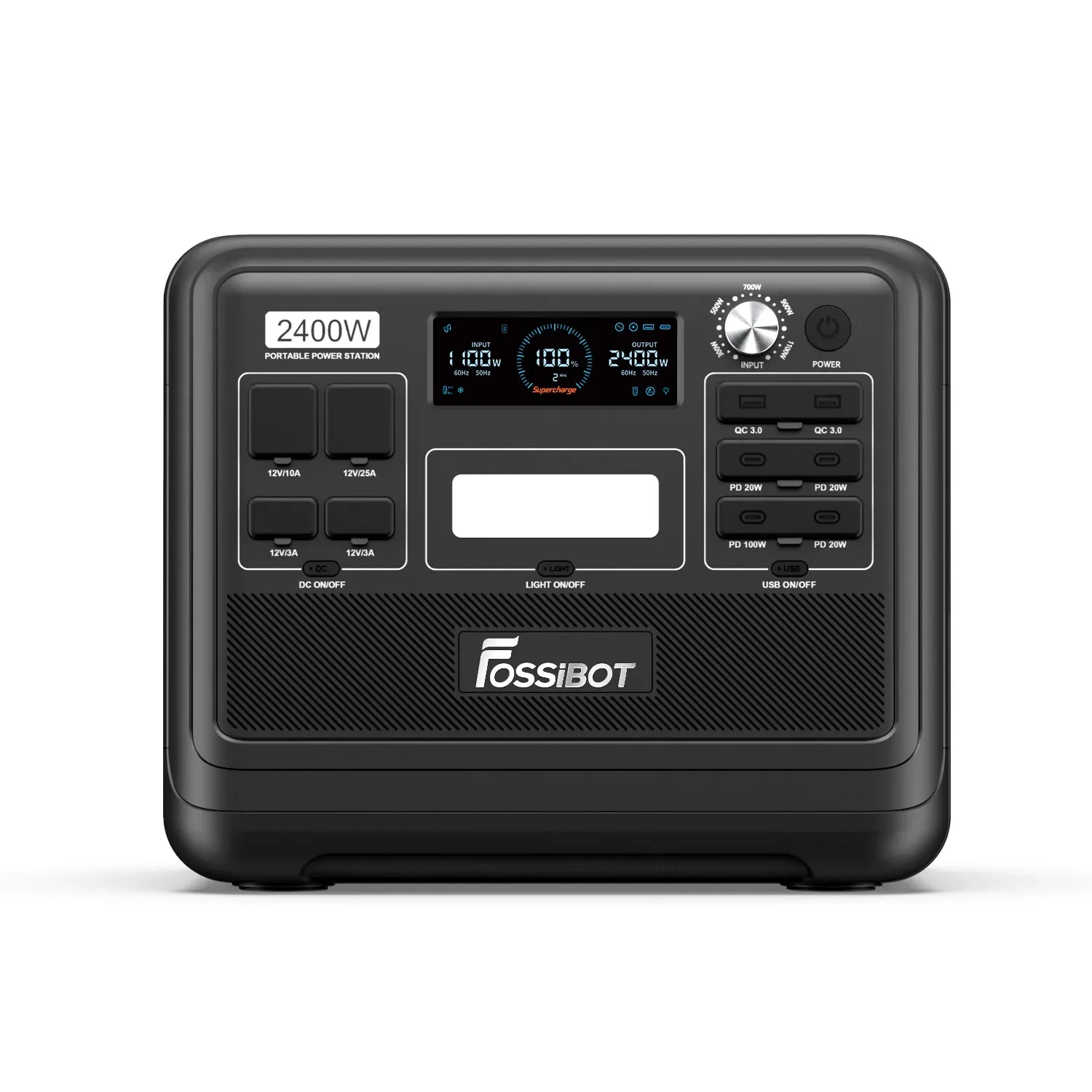 Outdoor Power Usa - Fossibot F2400 2400W Solar Generator outdoor