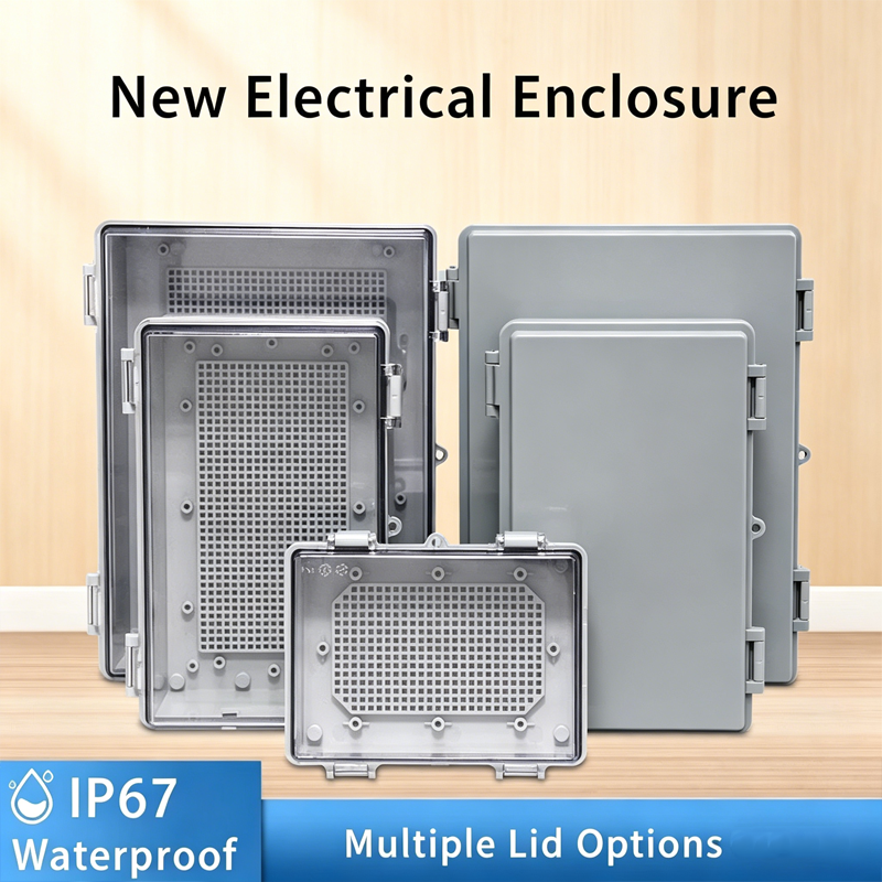 Outdoor Power Outlet Box - IP66 Outdoor Electrical Enclosure ABS Waterproof