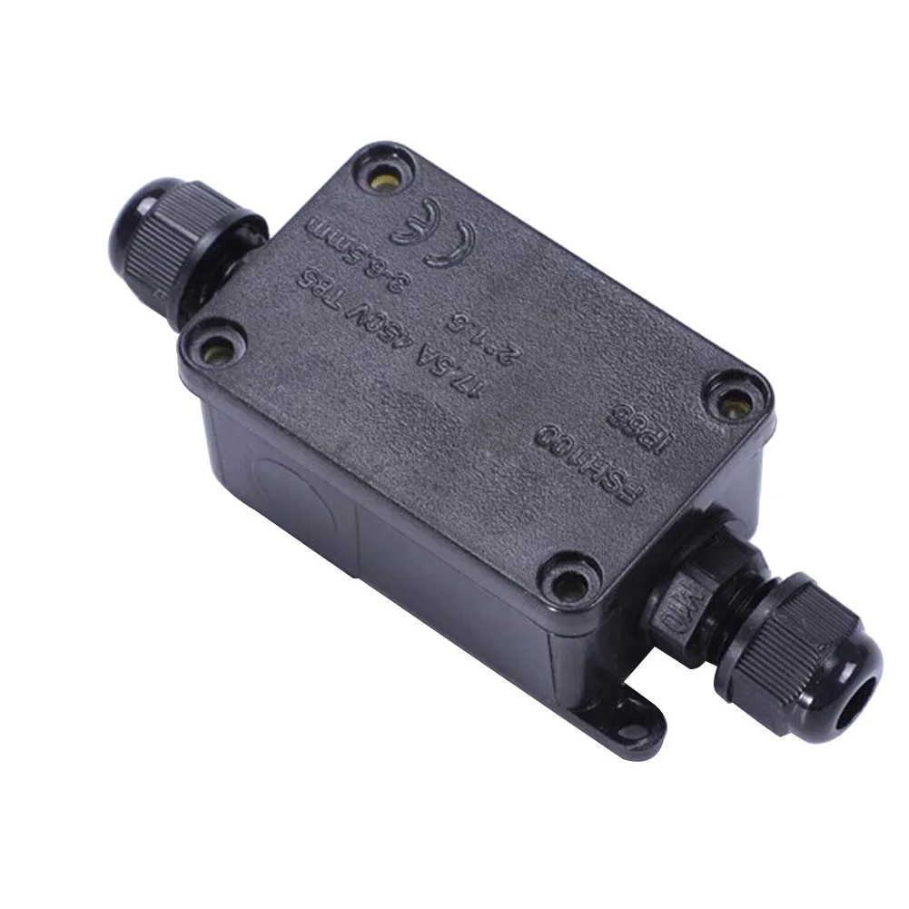 Outdoor Power Outlet Box - 2 Way Outdoor Junction Box Waterproof
