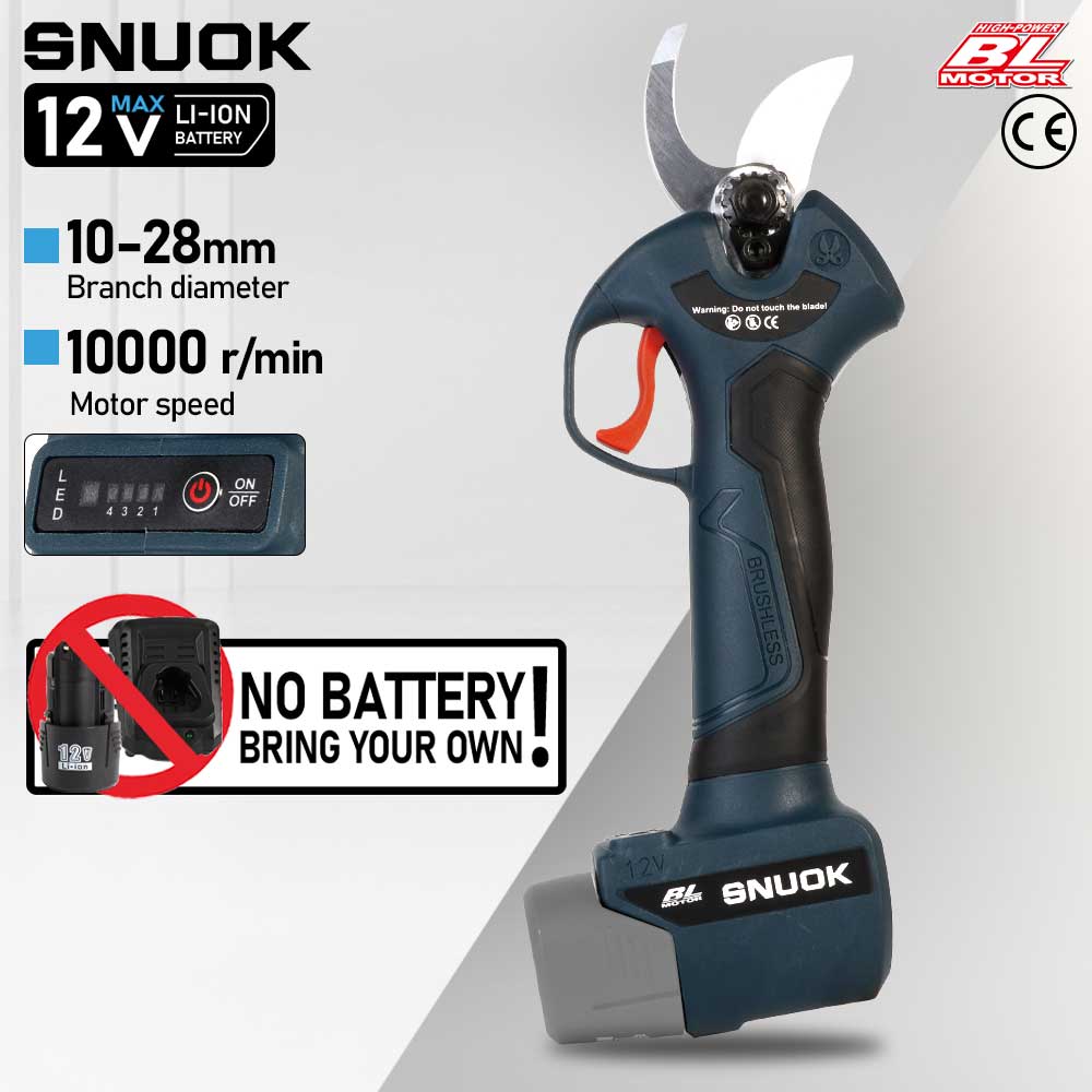 Outdoor Power Usa - SNUOK 12V brushless electric pruning shears