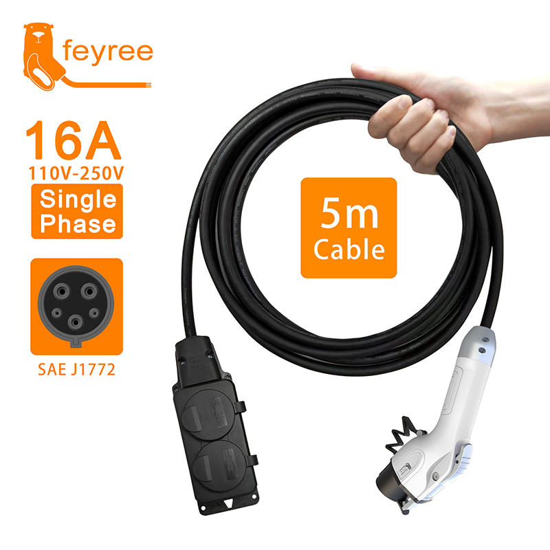 Outdoor Power Plug - feyree Type1 16A Charger Cable with