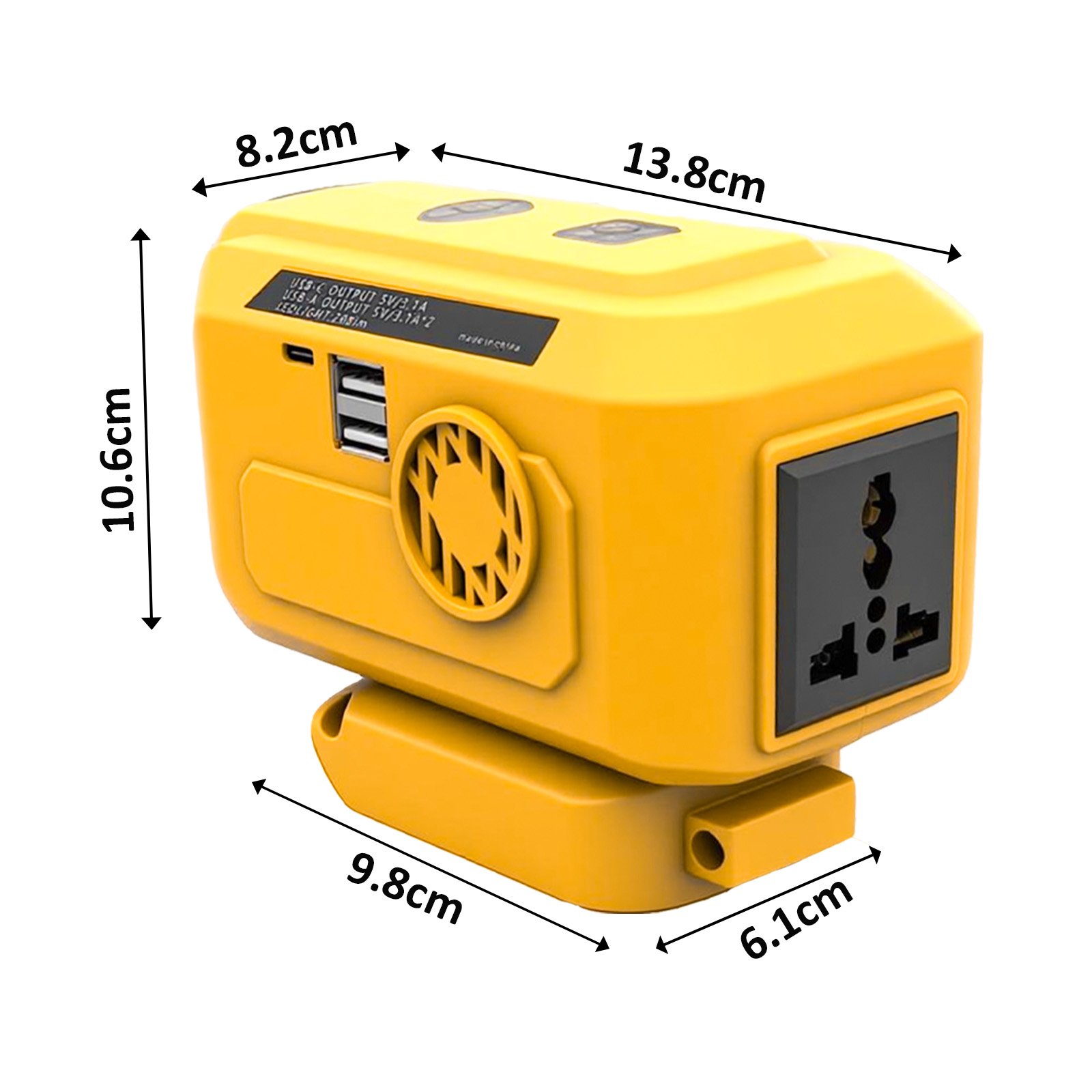 Outdoor Power Not Working - Compact Size 200W DC20V-AC220V Power Converter