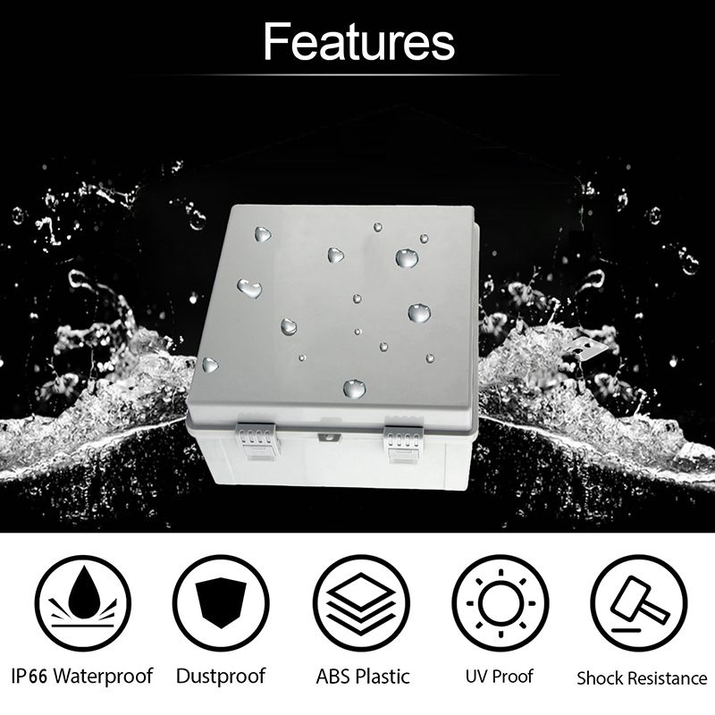 Ip66 Abs Pc Hinged Plastic Enc - مراجعة Outdoor Power Outlet Box وسعره