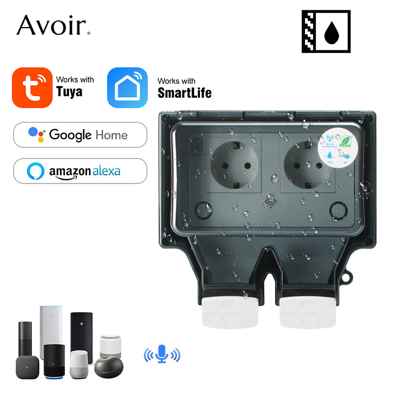 Avoir Tuya Wall Electrical Soc - مراجعة Outdoor Power Usa وسعره