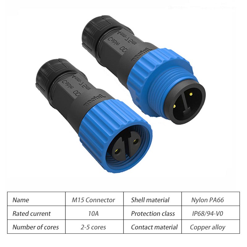 Waterproof M15 2 3 Pin Connect - مراجعة Outdoor Power And Plant وسعره