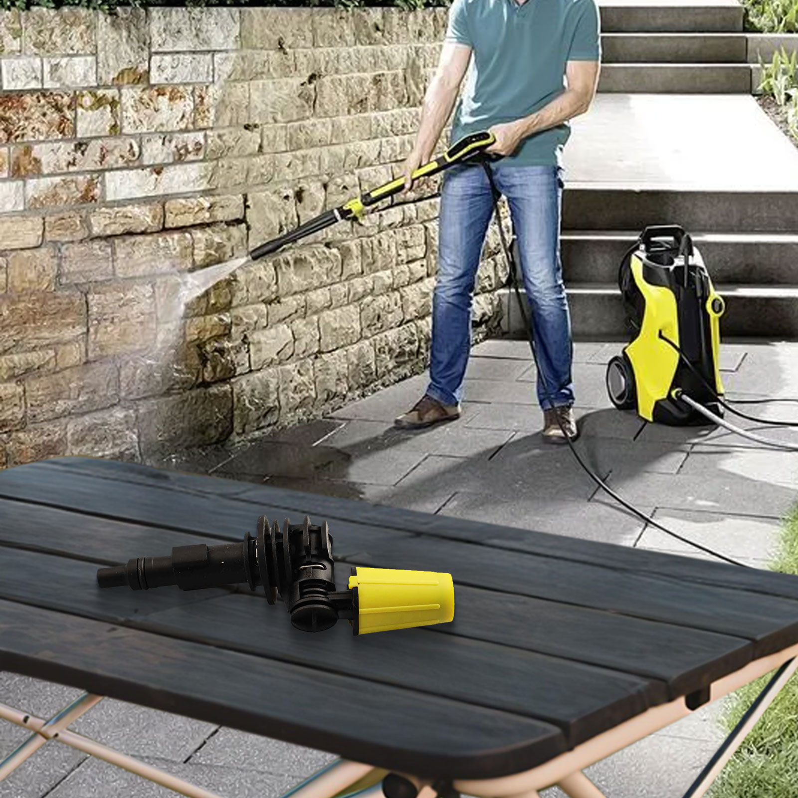 Outdoor Cleaning 1pc 2pcs Rota - مراجعة Outdoor Power Washer وسعره