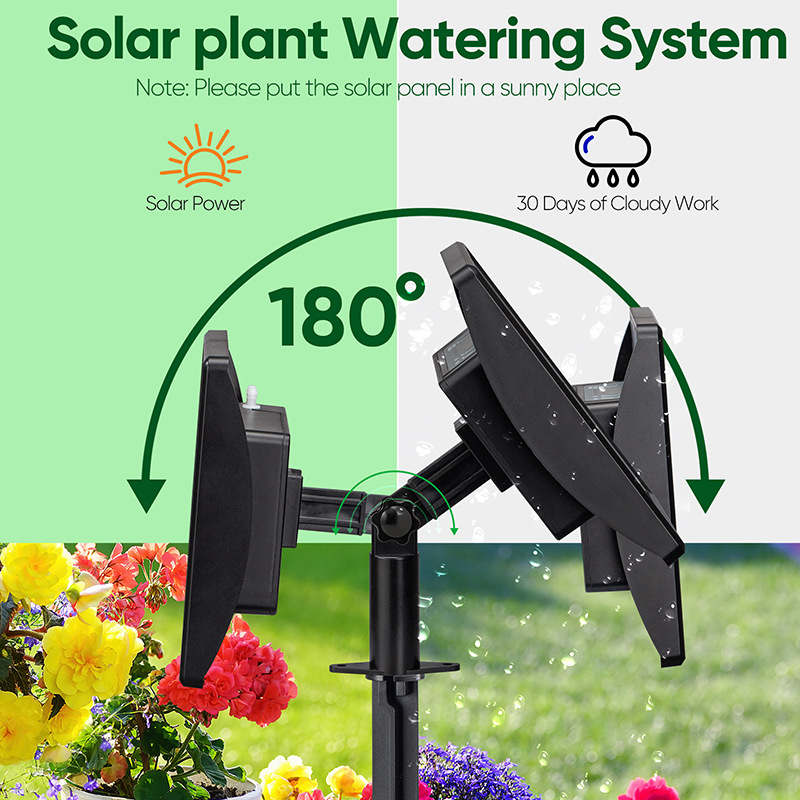 Solar Powered Automatic Plant  - مراجعة Outdoor Power And Plant وسعره