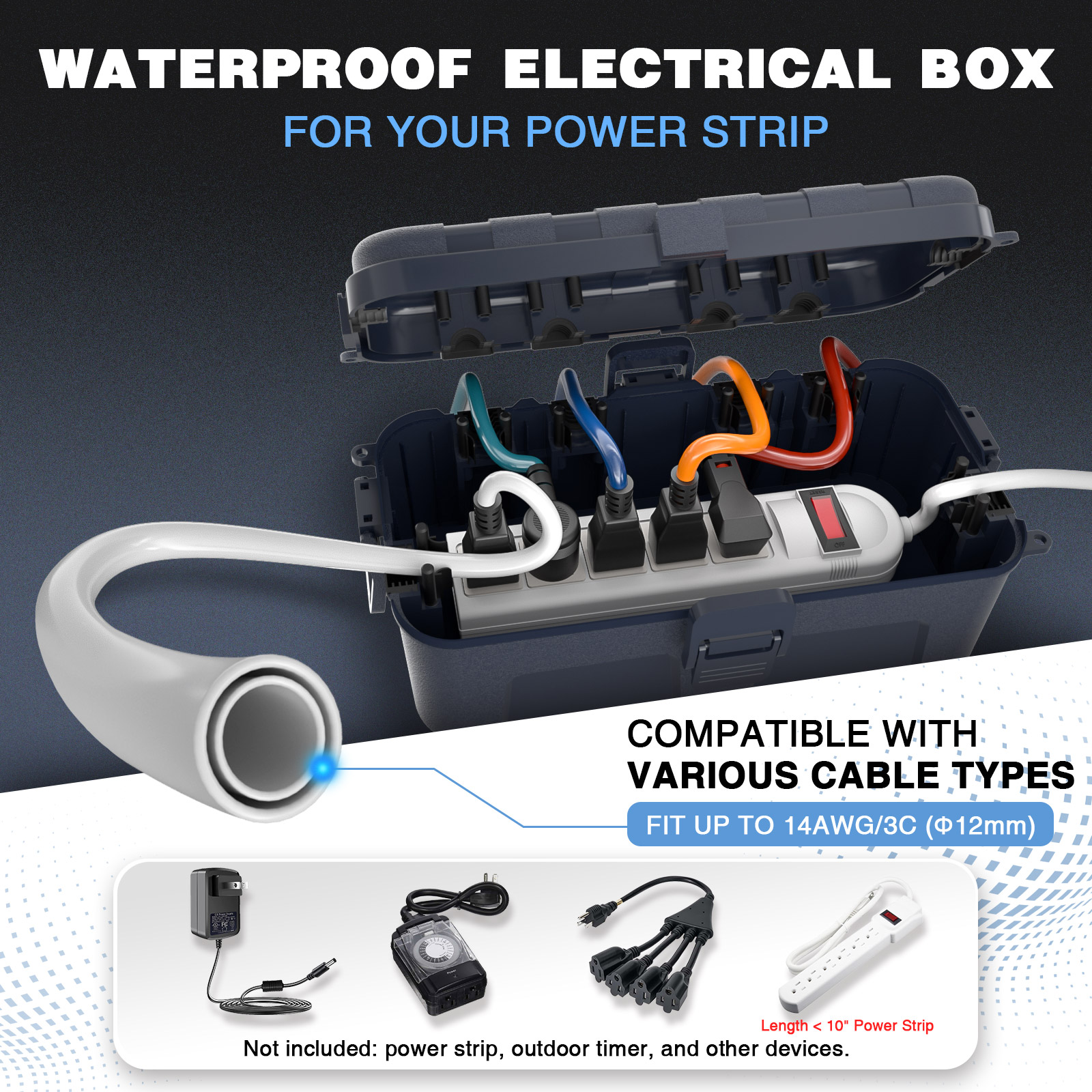 Outdoor Electrical Box Waterpr - مراجعة Outdoor Power Plug وسعره