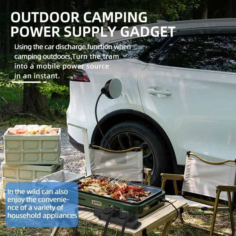 Portable 16A 4KW Electric Car  - مراجعة Outdoor Power Plug وسعره