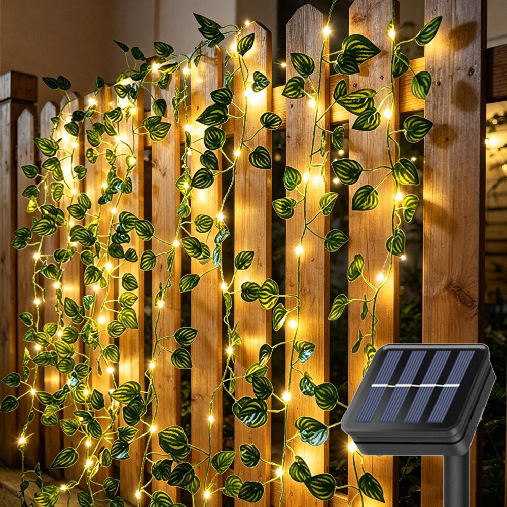 LED Artificial Leaf Plants Lig - مراجعة Outdoor Power And Plant وسعره