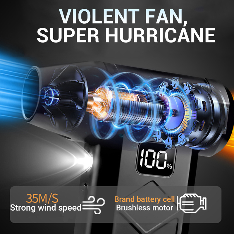 Powerful Dust Blower 800000RPM - مراجعة Outdoor Power Vacuum وسعره