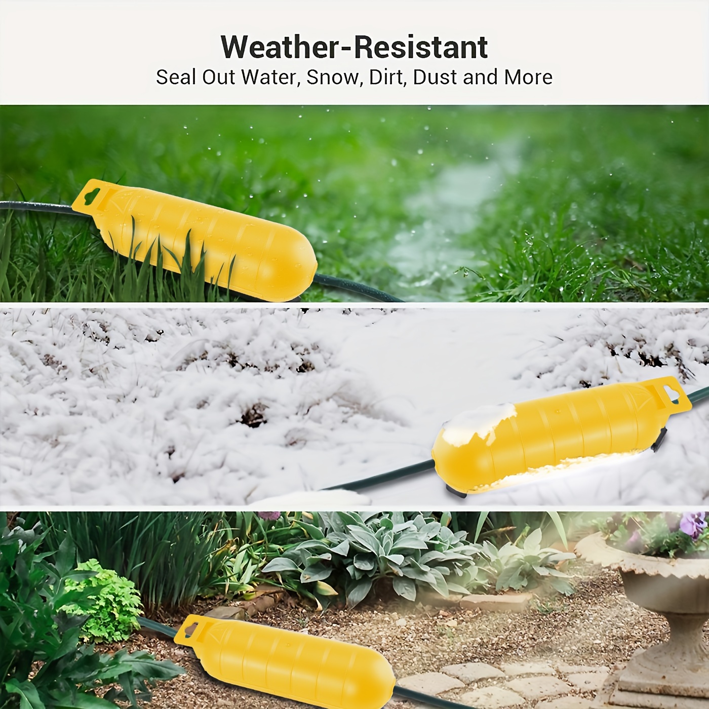 Extension yellow Cord Safety C - مراجعة Outdoor Power Plug وسعره