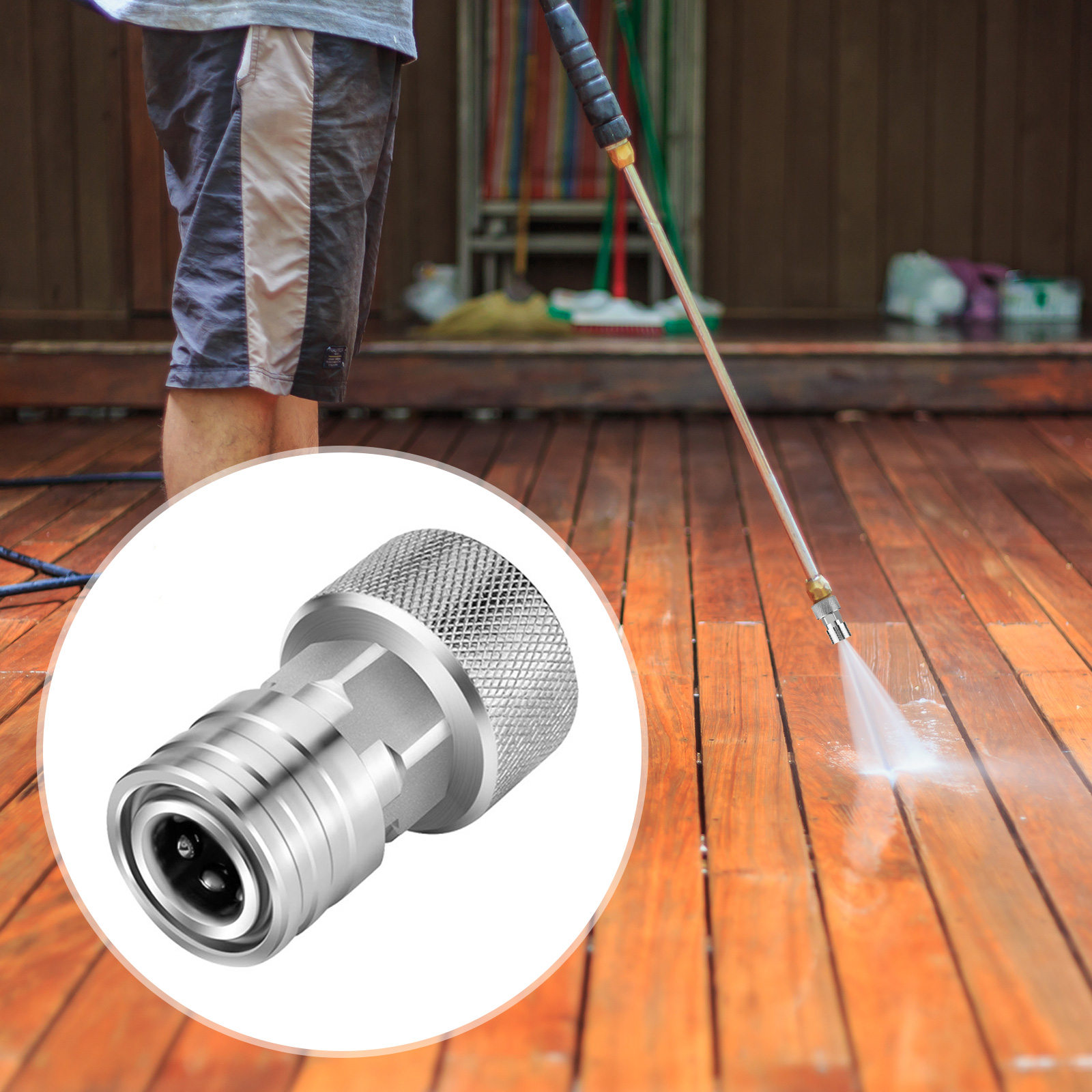 Garden Hose to Mini Power Wash - مراجعة Outdoor Power Washer وسعره