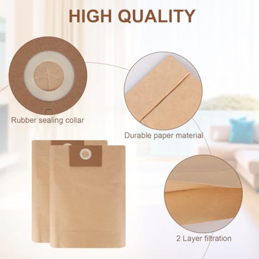 25-1230 Shop Vac Bags for 4-5  - مراجعة Wet Dry Vacuum Shop وسعره