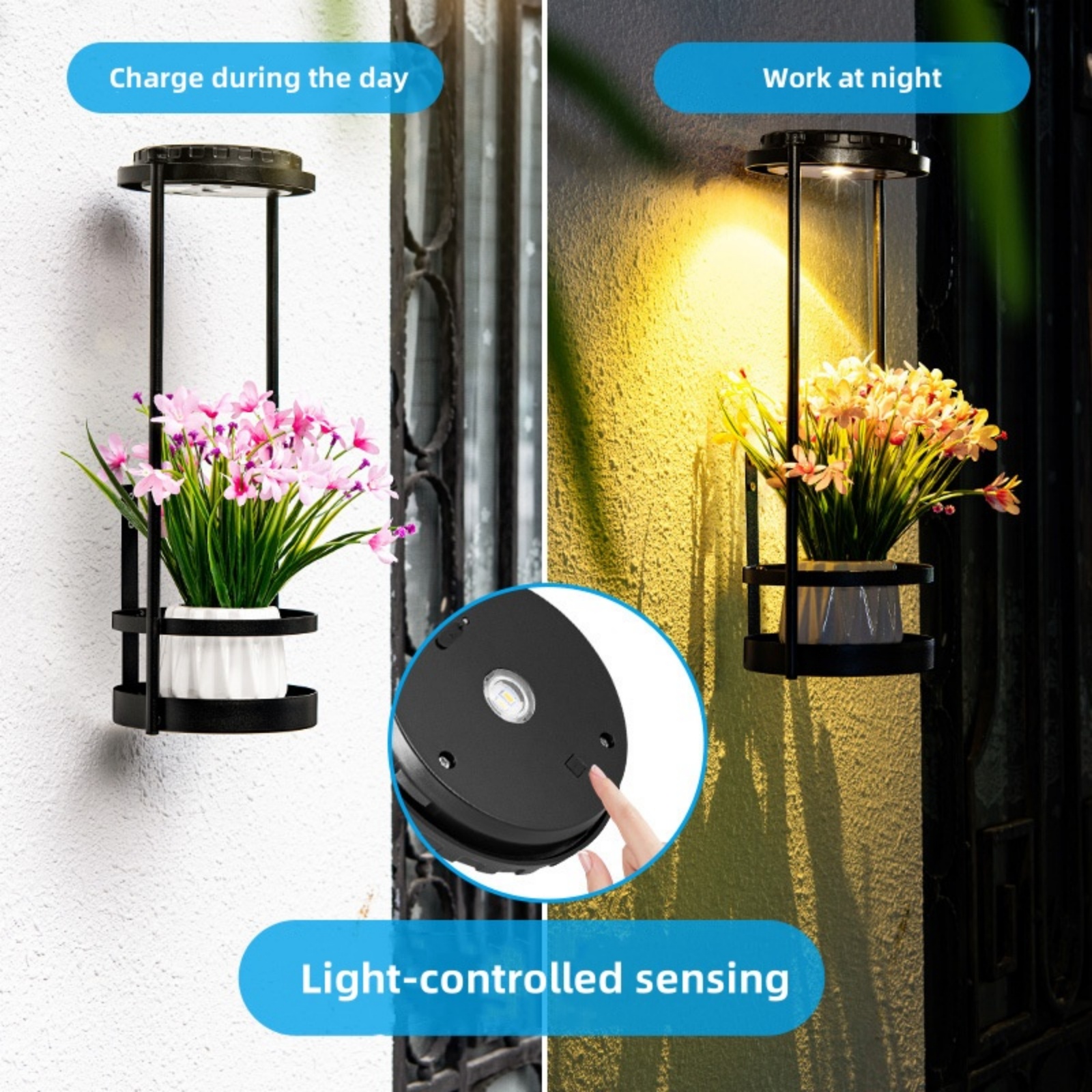 LED Solar Garden Lights Outdoo - مراجعة Outdoor Power And Plant وسعره
