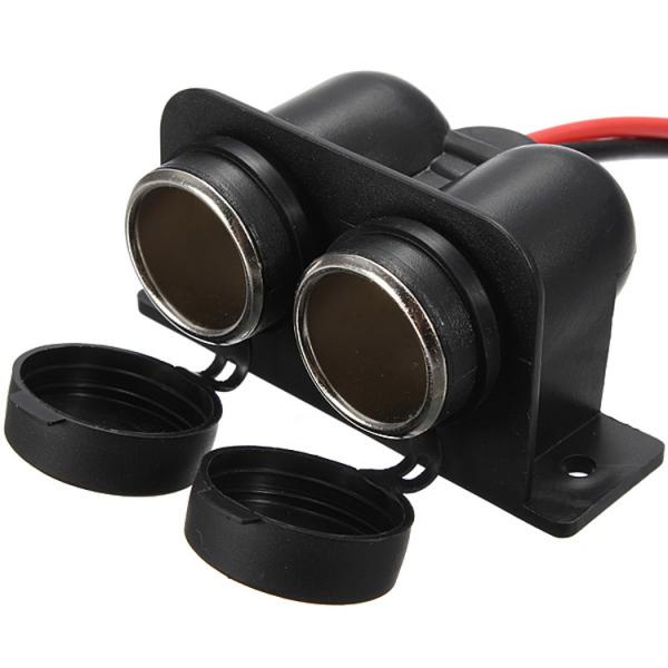 Waterproof Double Cigarette Li - مراجعة Outdoor Power Double Adapter وسعره