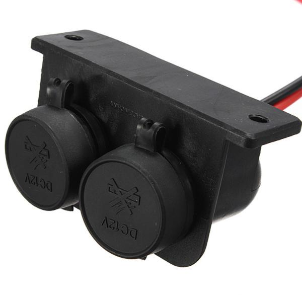Waterproof Double Cigarette Li - مراجعة Outdoor Power Double Adapter وسعره
