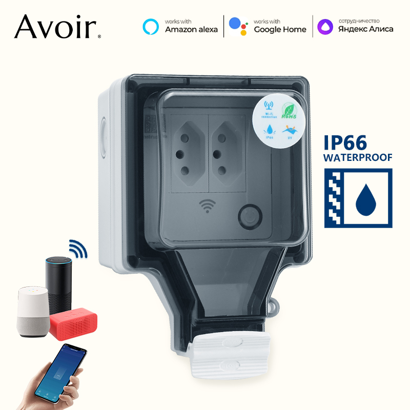 Avoir Tuya Wifi Smart Socket I - مراجعة Outdoor Power Not Working وسعره