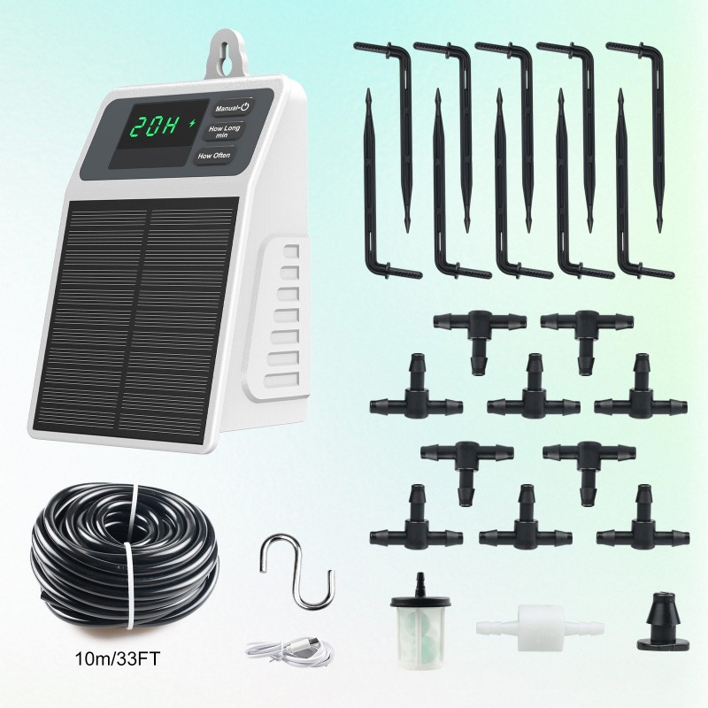 A03F-Solar Powered Automatic D - مراجعة Outdoor Power And Plant وسعره