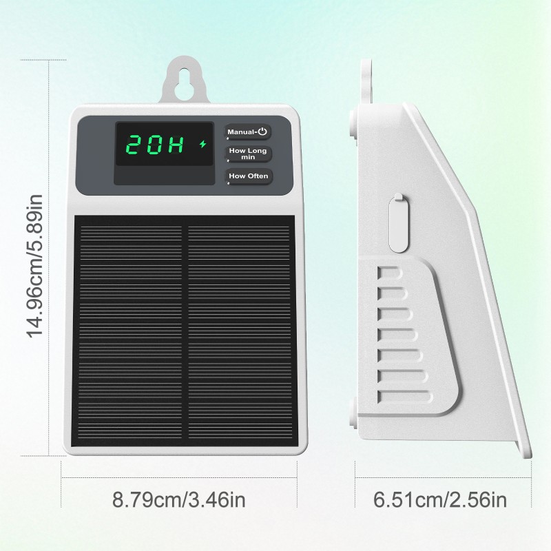 A03F-Solar Powered Automatic D - مراجعة Outdoor Power And Plant وسعره