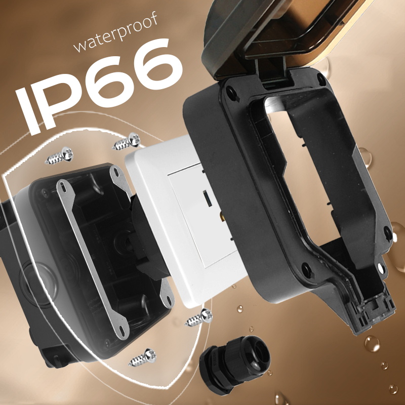 Avoir IP66 Wall Waterproof Soc - مراجعة Outdoor Power Usa وسعره
