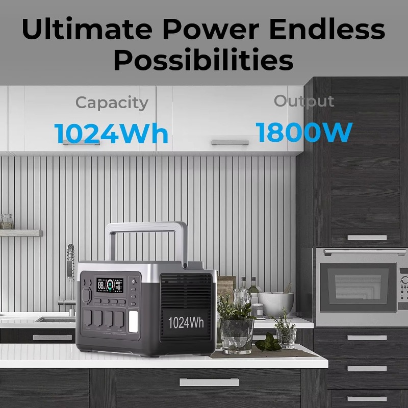 EU USA Warehouse 1800W 1024Wh  - مراجعة Outdoor Power Usa وسعره