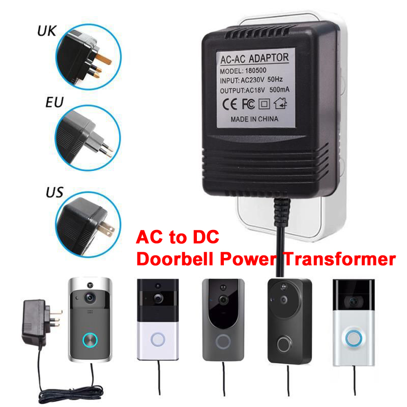 US UK EU Plug 18V AC to DC Tra - مراجعة Outdoor Power Adapter Wyze وسعره