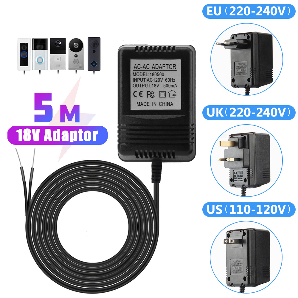 US UK EU Plug 18V AC to DC Tra - مراجعة Outdoor Power Adapter Wyze وسعره