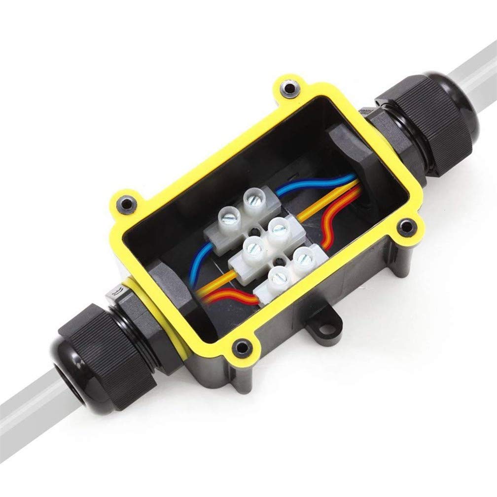 2 Way Outdoor Waterproof IP66  - مراجعة Outdoor Power Wire وسعره