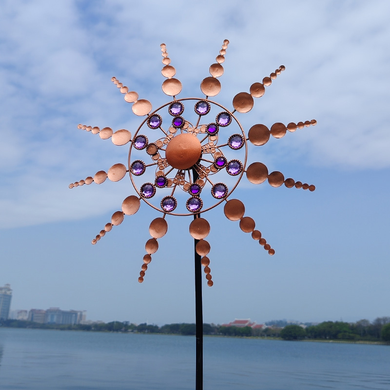 Sunflower Iron Windmill Spinne - مراجعة Outdoor Power And Plant وسعره