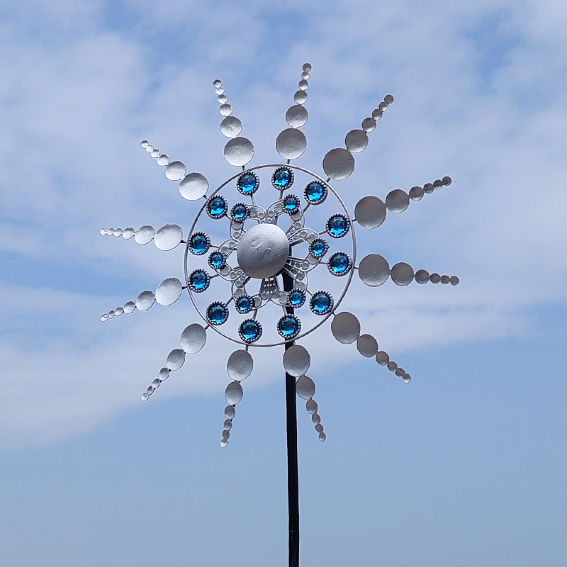 Sunflower Iron Windmill Spinne - مراجعة Outdoor Power And Plant وسعره
