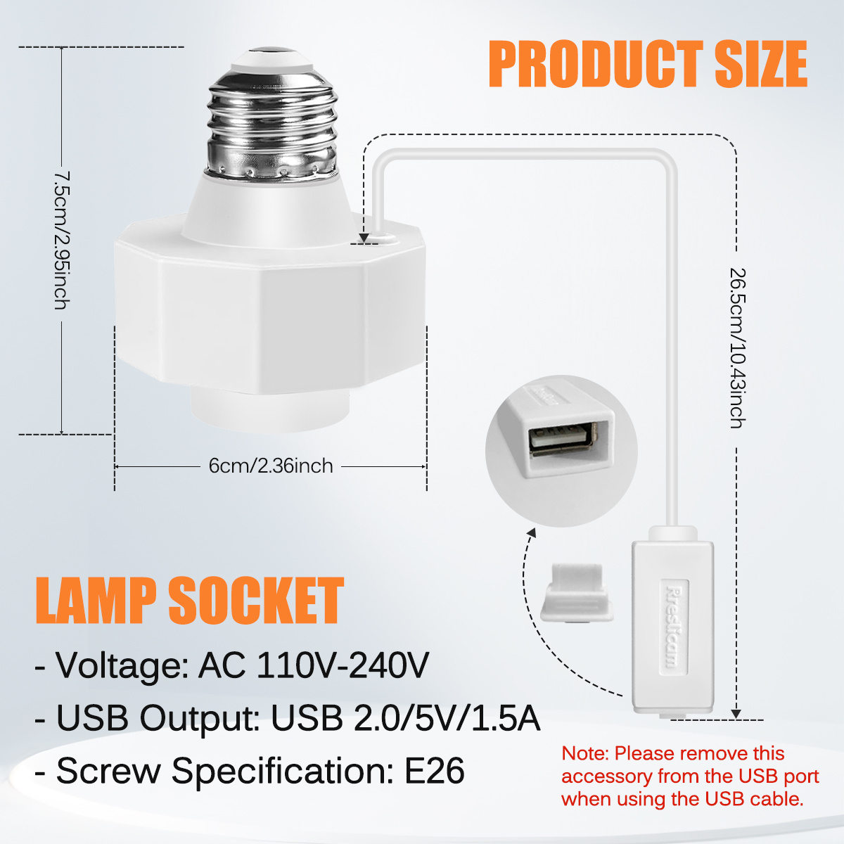 USB Light Socket Outlet Adapte - مراجعة Outdoor Power Adapter Wyze وسعره