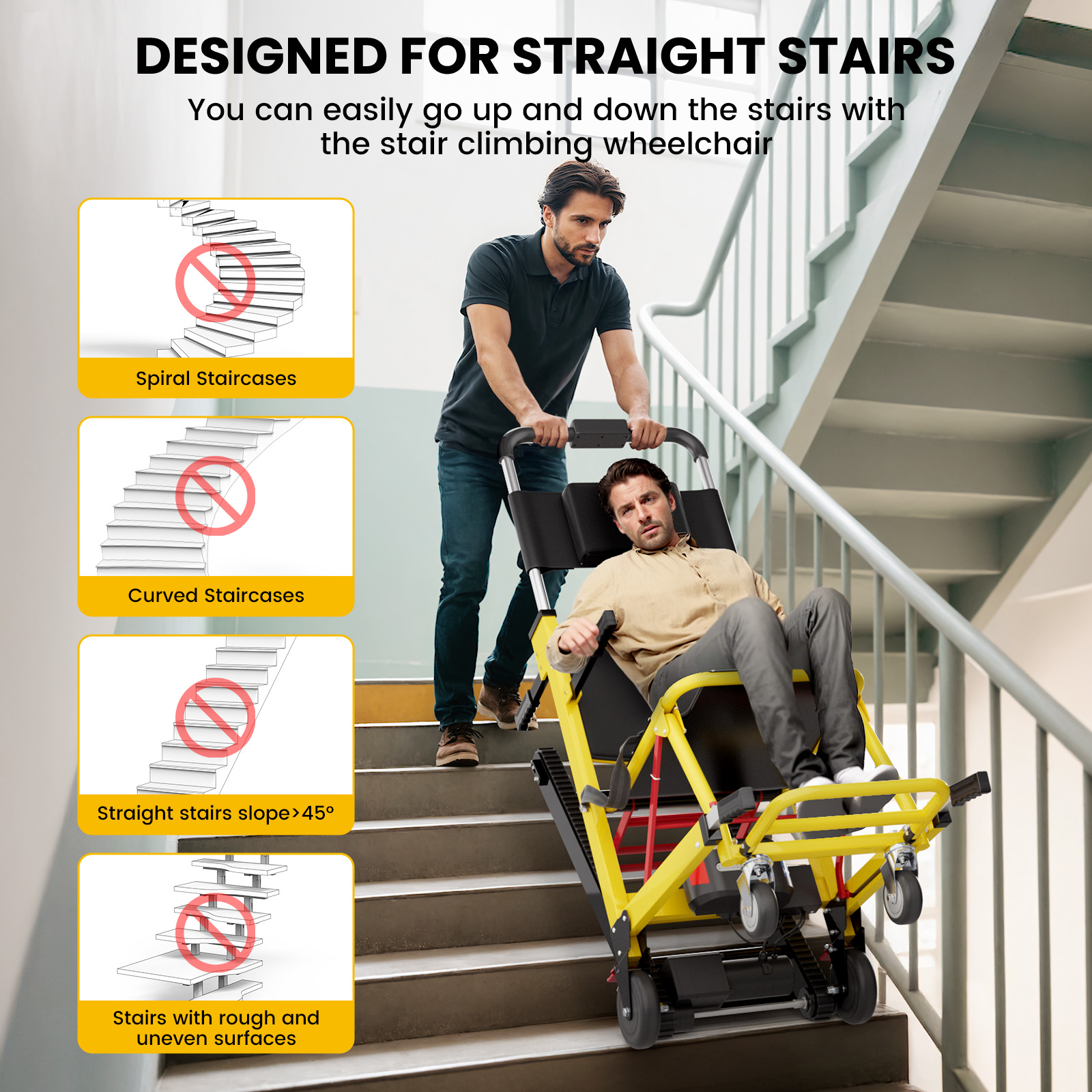 Stair Lifting Motorized Climbi - مراجعة Outdoor Power Wheelchair وسعره