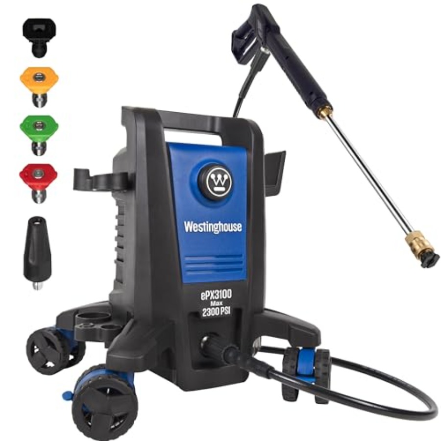 ePX3100 Electric Pressure Wash - مراجعة Outdoor Power Washer وسعره