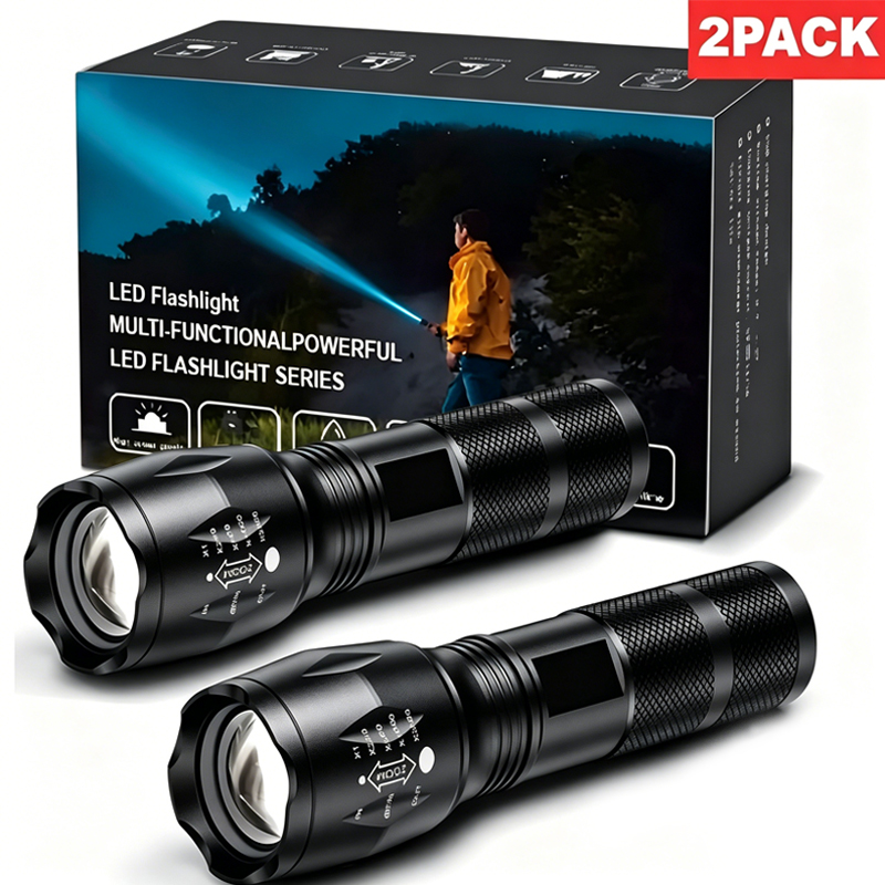 10W Zoom LED Flashlight High P - مراجعة Outdoor Power Not Working وسعره