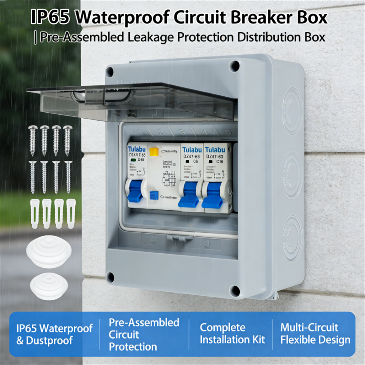 Outdoor Household Switch Water - مراجعة Outdoor Power Wire وسعره