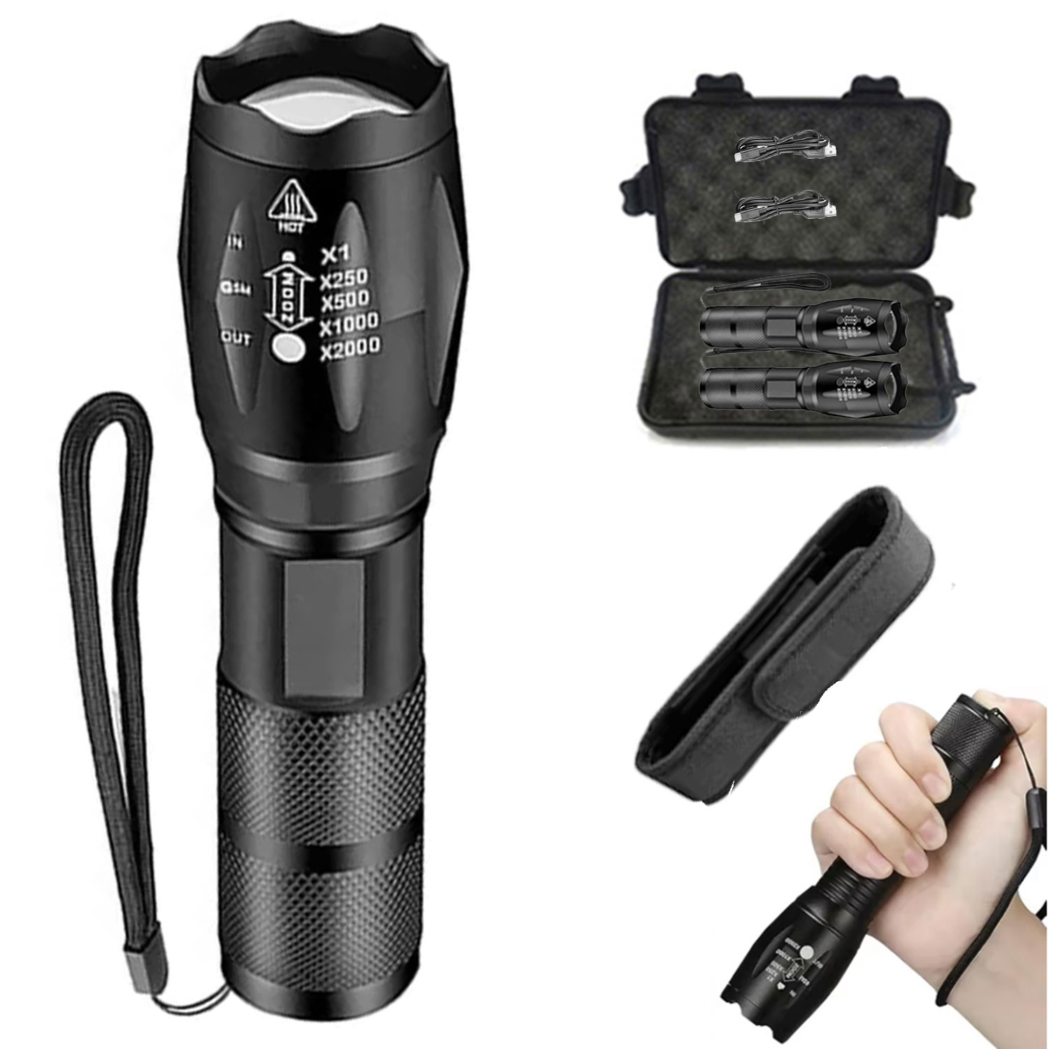 Powerful LED Torch Outdoor han - مراجعة Outdoor Power Not Working وسعره