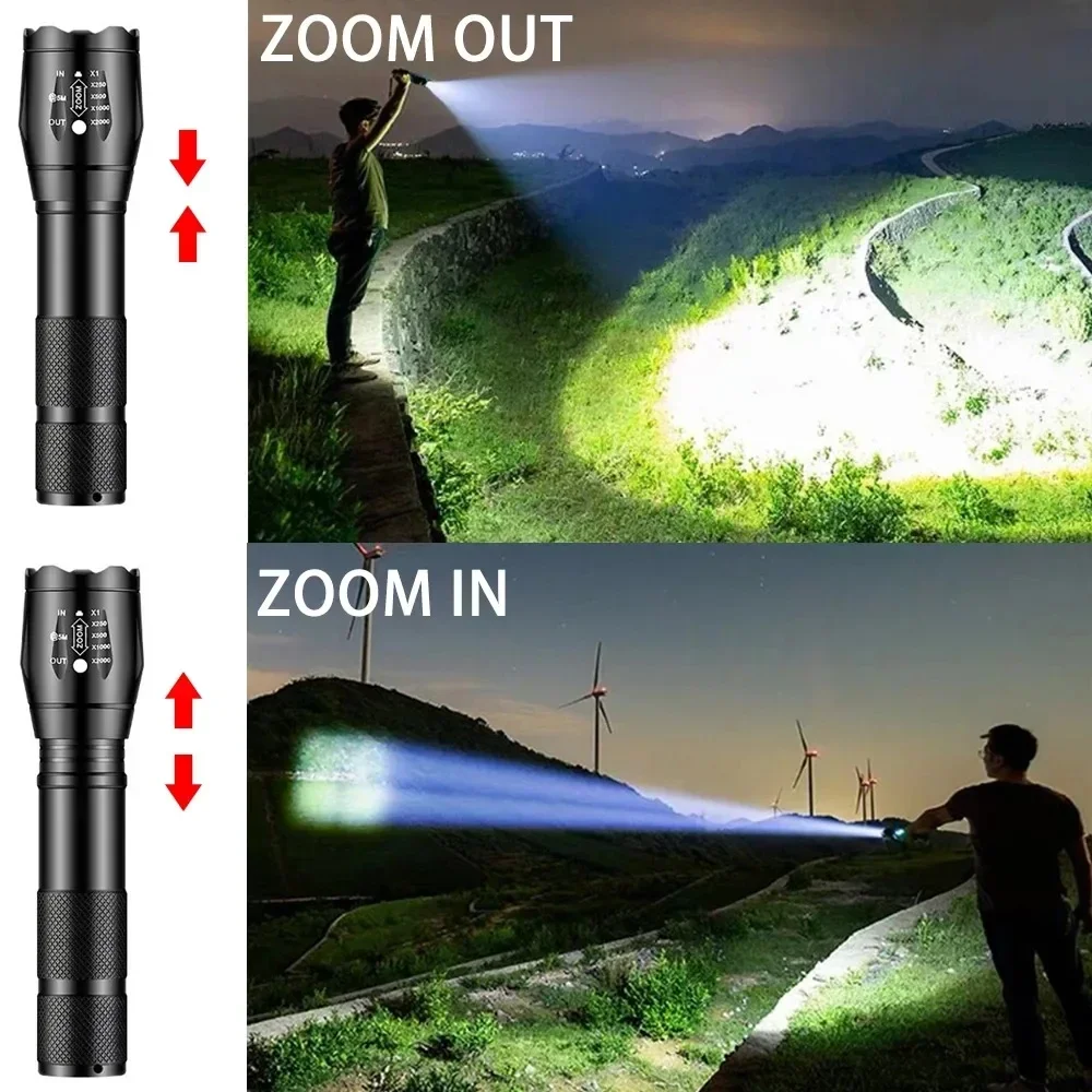 Powerful LED Torch Outdoor han - مراجعة Outdoor Power Not Working وسعره