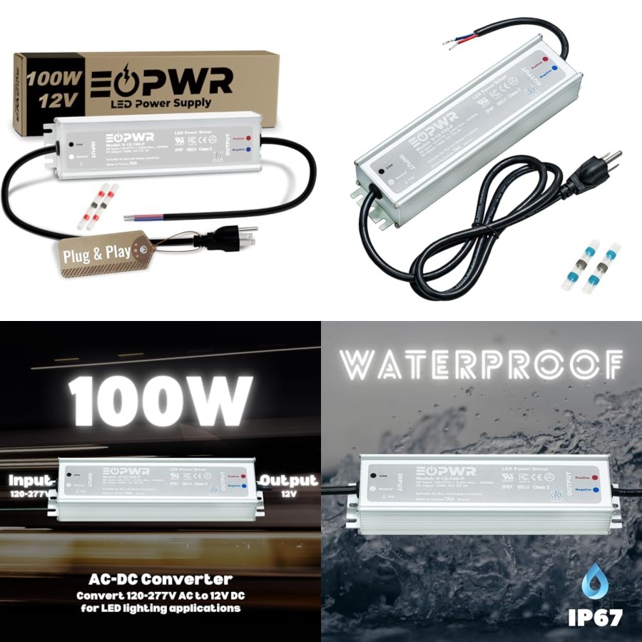 LED Driver Waterproof IP67 Pow - مراجعة Outdoor Power Plug وسعره