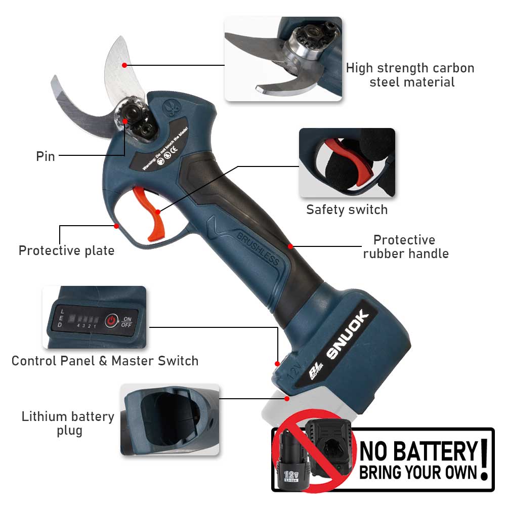SNUOK 12V brushless electric p - مراجعة Outdoor Power Usa وسعره