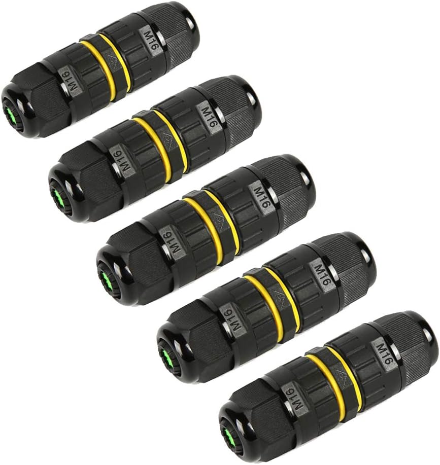 M16 2PIN 3PIN IP68 Waterproof  - مراجعة Outdoor Power Wire وسعره