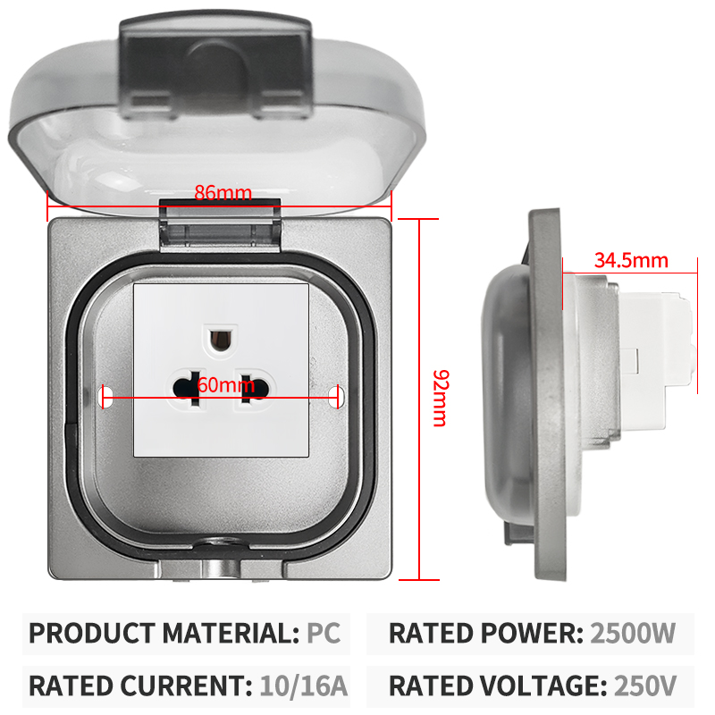 IP65 Waterproof Outdoor Socket - مراجعة Outdoor Power Usa وسعره