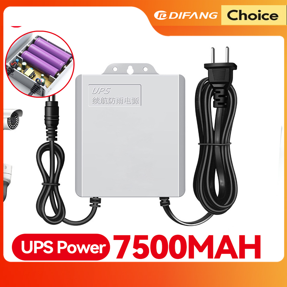 DIFANG 7500mAH UPS Battery Pow - مراجعة Outdoor Power Adapter Wyze وسعره