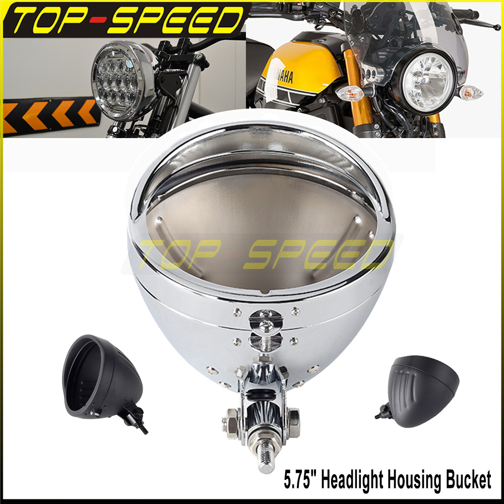 Black/Chrome Motorcycle Headla - مراجعة Outdoor Power Usa وسعره