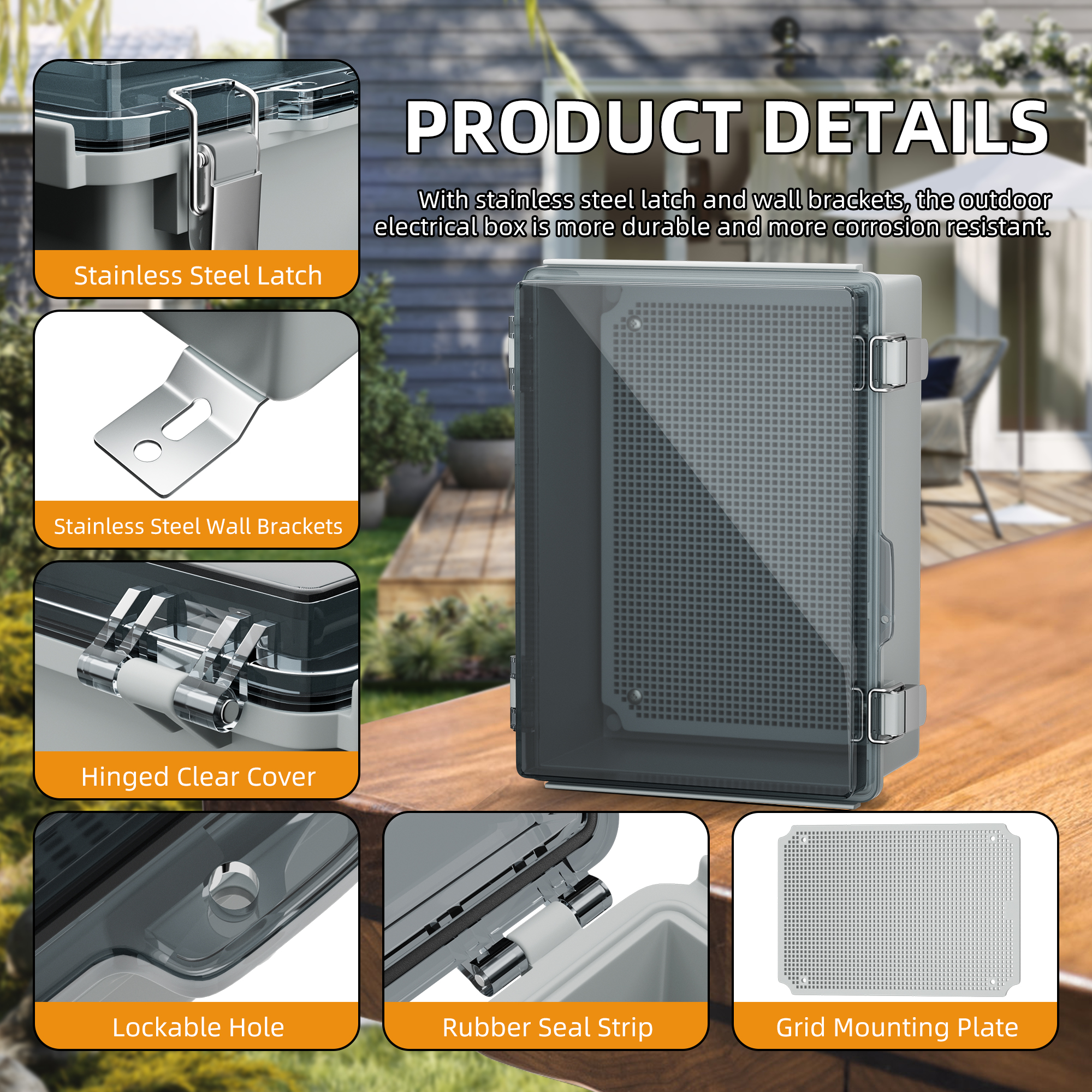 Clear Electrical Enclosure Box - مراجعة Outdoor Power Outlet Box وسعره