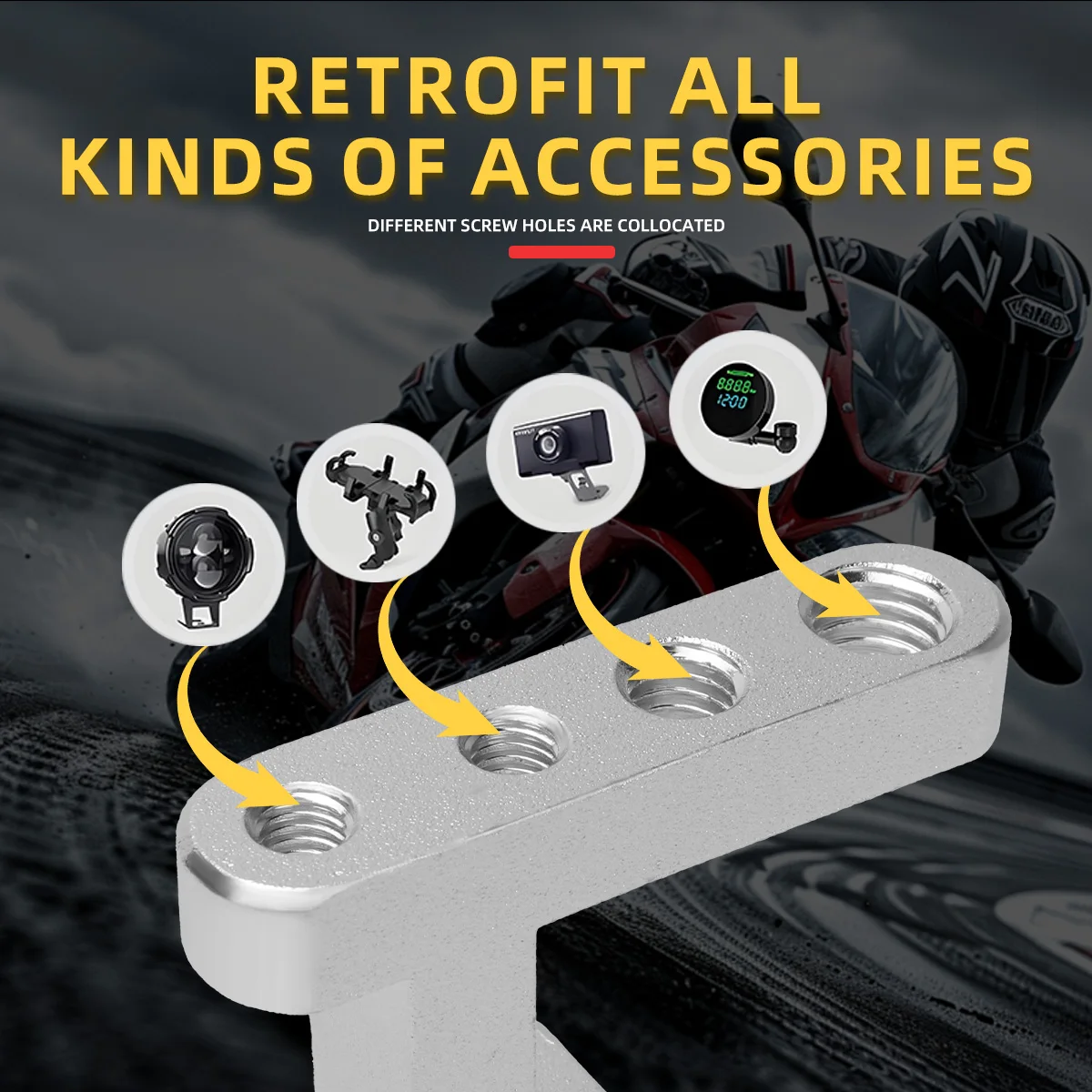 M5 M6 M8 Thread 4 Holes Motorc - مراجعة Outdoor Power Usa وسعره