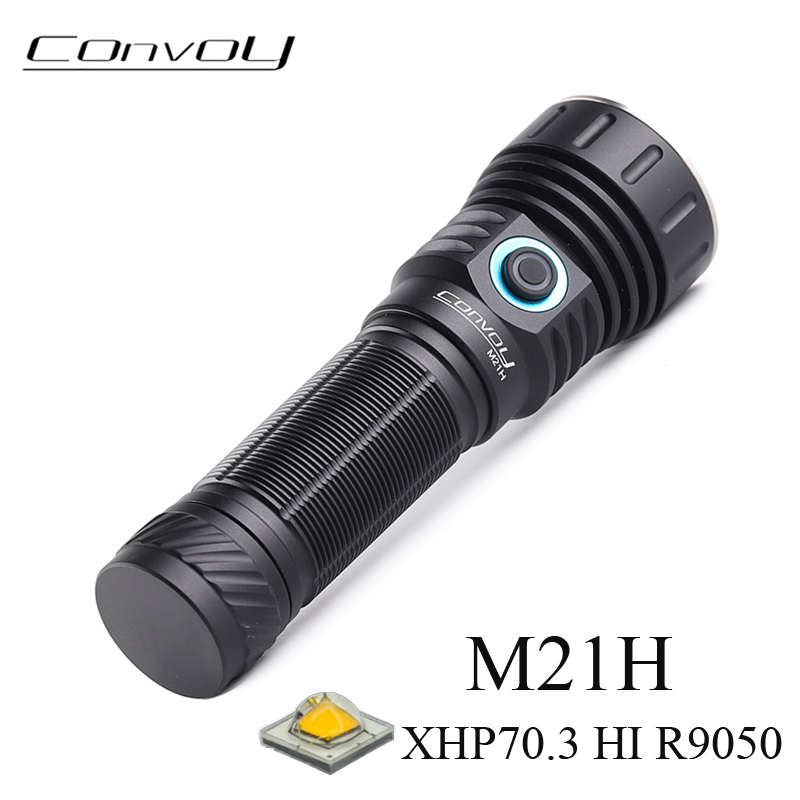Convoy M21H Flashlight with XH - مراجعة Outdoor Power Not Working وسعره