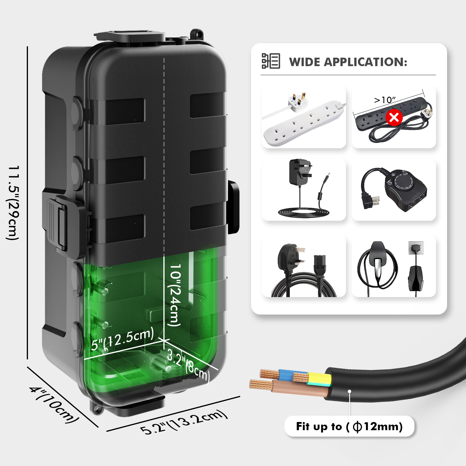 Medium Outdoor Electrical Box, - مراجعة Outdoor Power Plug وسعره