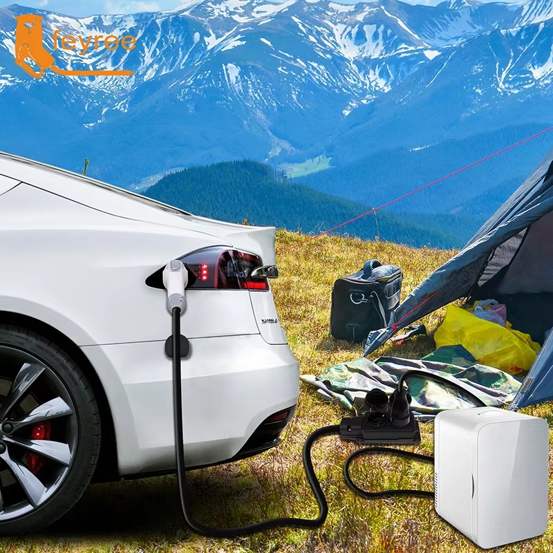 feyree V2L Cable Discharge Plu - مراجعة Outdoor Power Plug وسعره