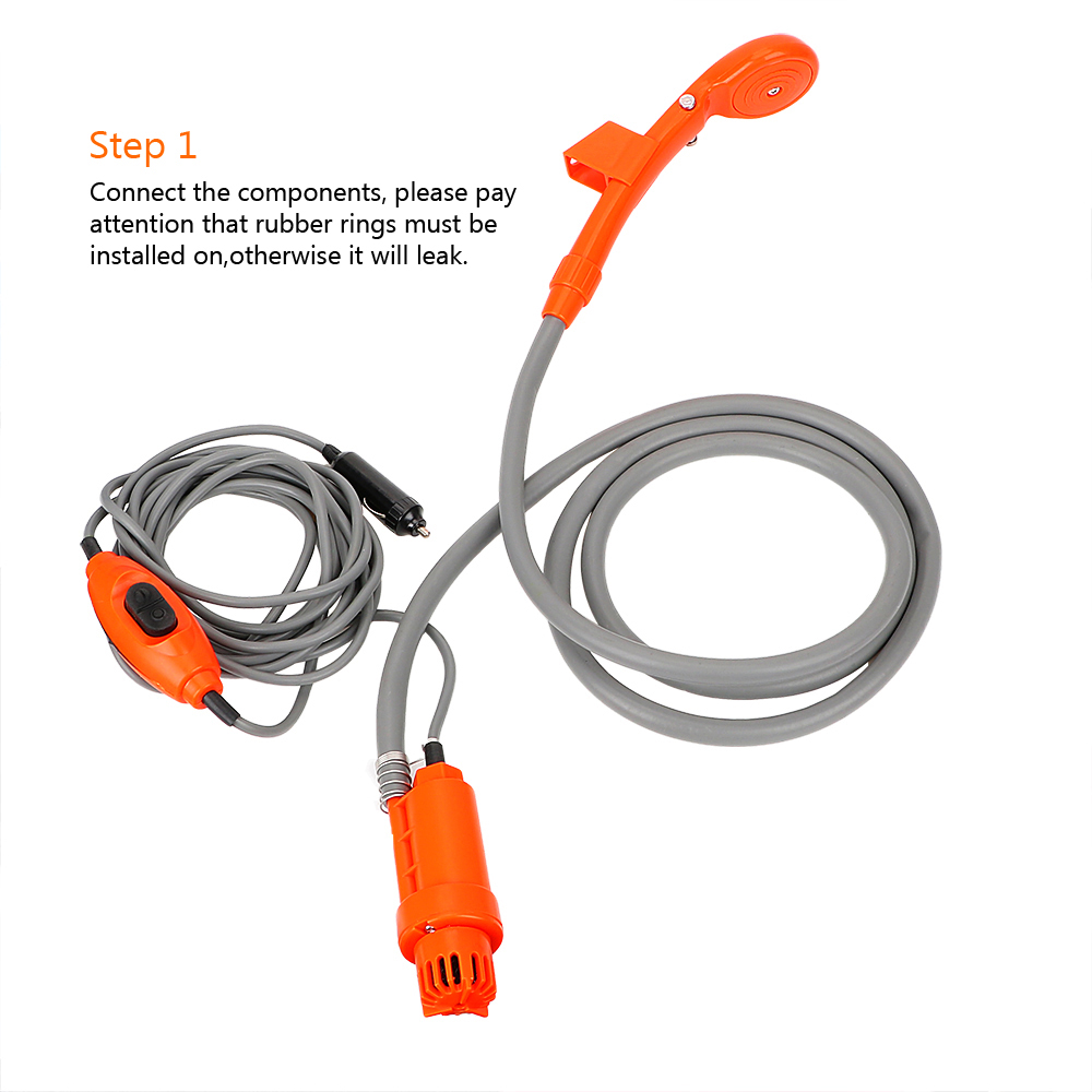 12V RV Caravan Shower With Pip - مراجعة Outdoor Power Washer وسعره